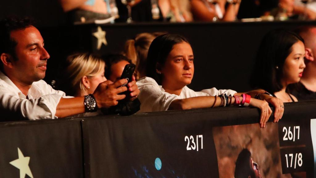 Victoria Federica, durante un concierto en el Starlite.