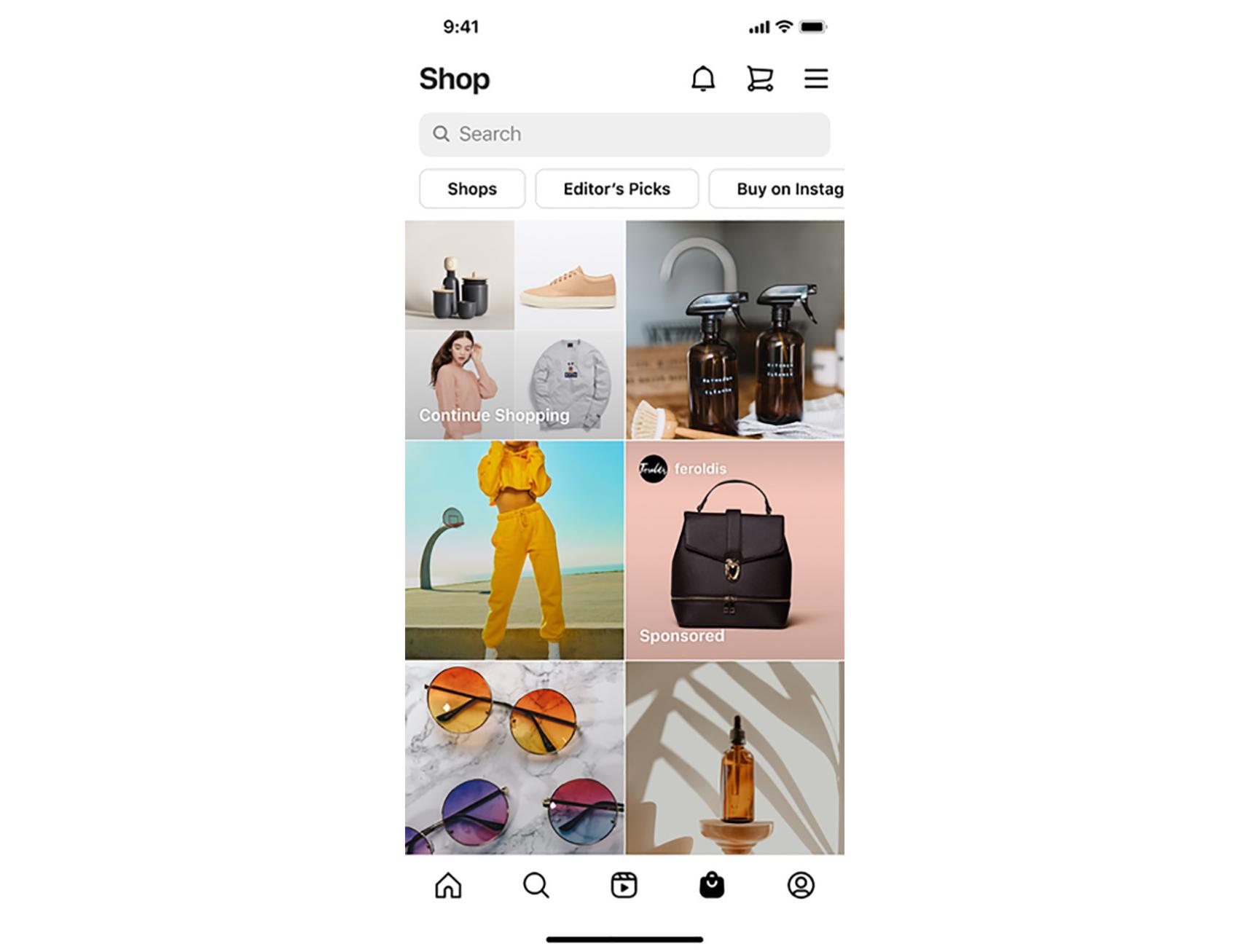 Instagram con publicidad