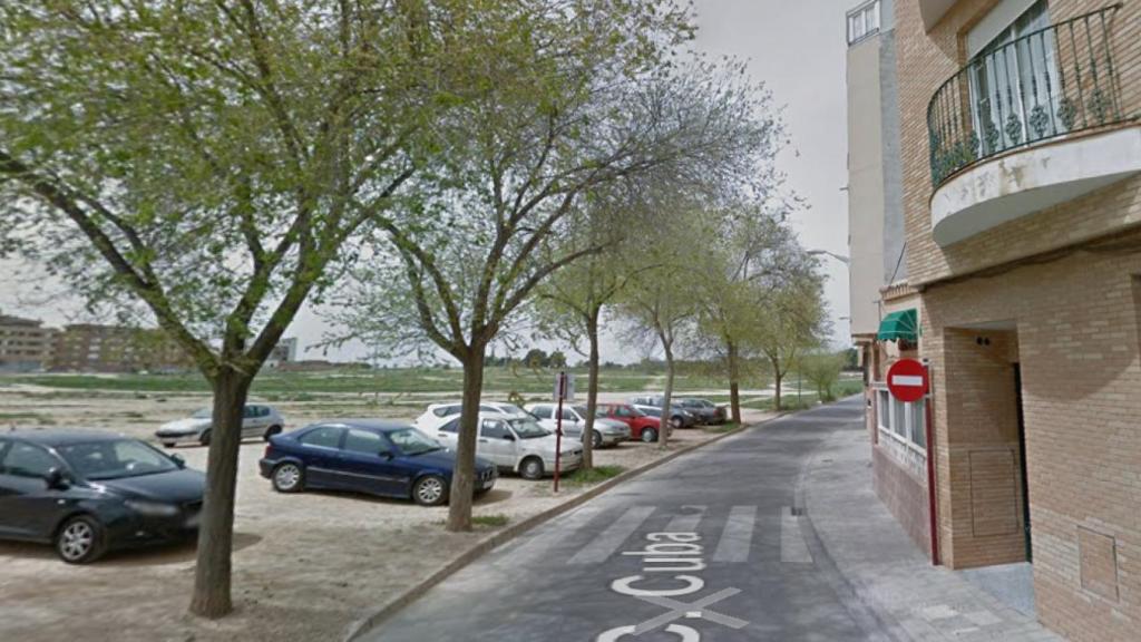 Calle Cuba en Albacete. Foto: Google