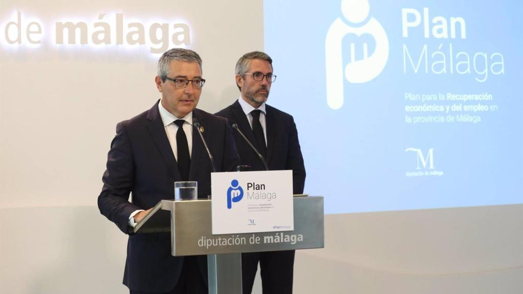 Francisco Salado y Juan Carlos Maldonado, en una rueda de prensa.