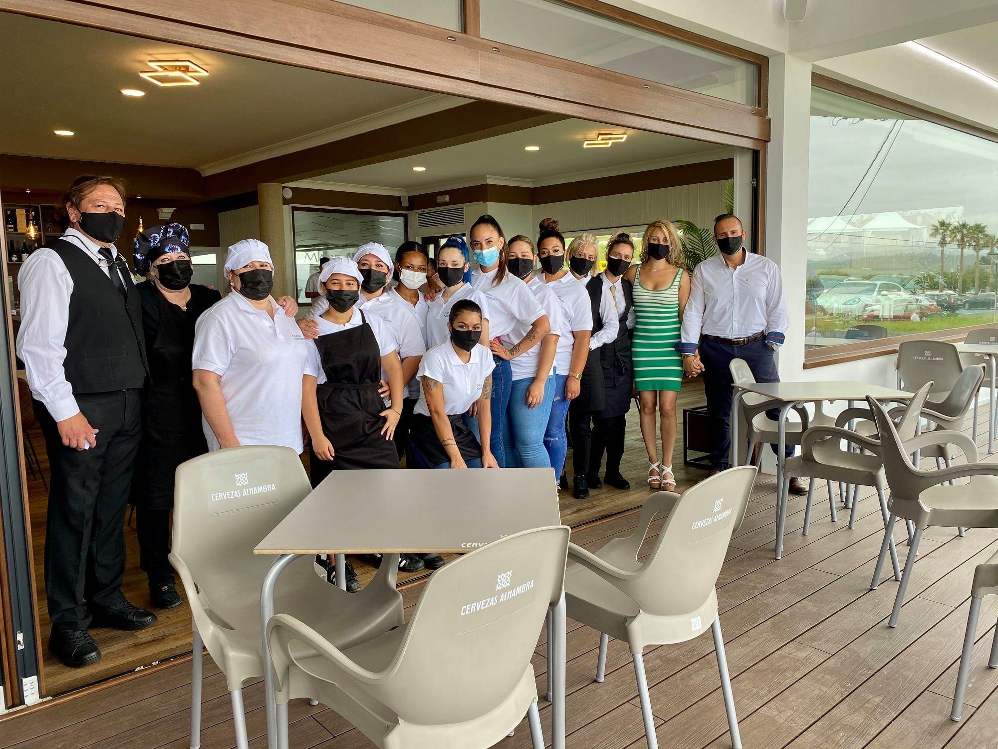 Equipo de ‘Mare Nostrum’. Foto: Concello de Valdoviño.