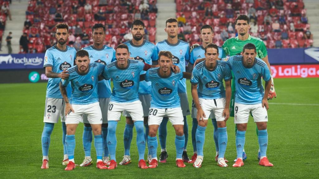 Once inicial del Celta ante Osasuna en la jornada 2