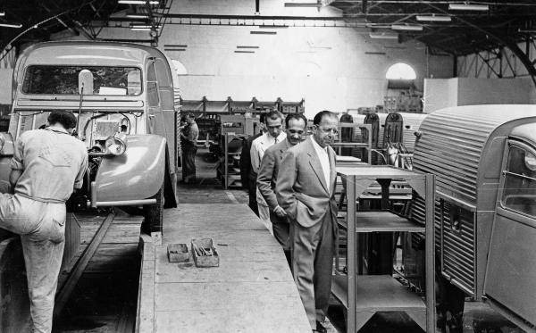 La fábrica de Citroën abre en 1957 en Vigo. Foto: Consorcio de la Zona Franca de Vigo