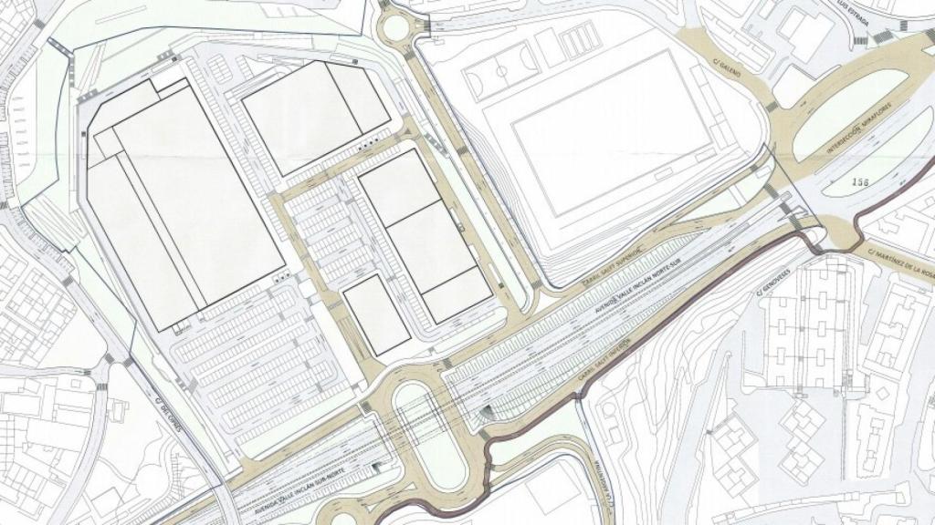 Actuaciones viarias previstas en la parcela de Salyt.