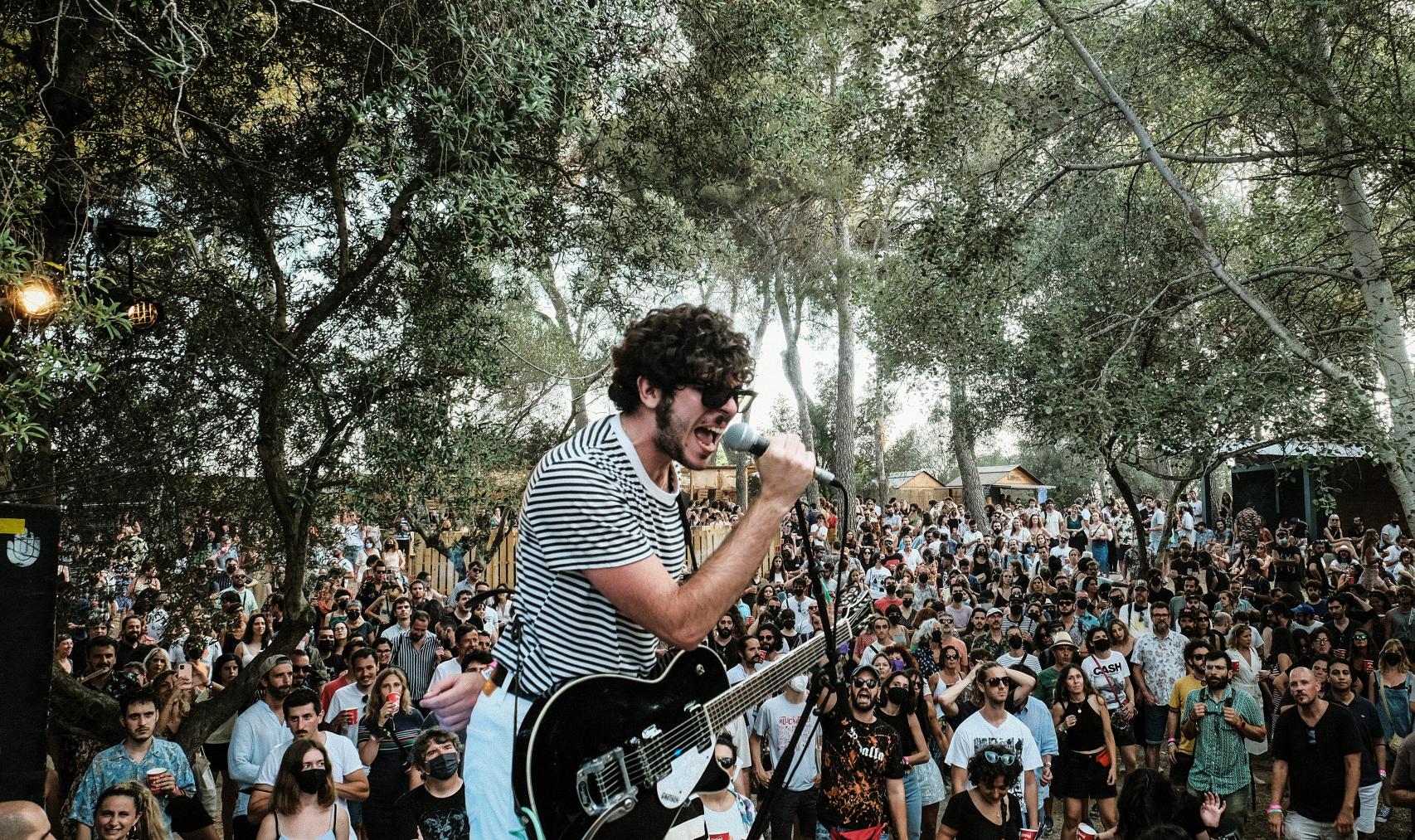 El cantante Sixto Martín en el concierto del Vida Festival.
