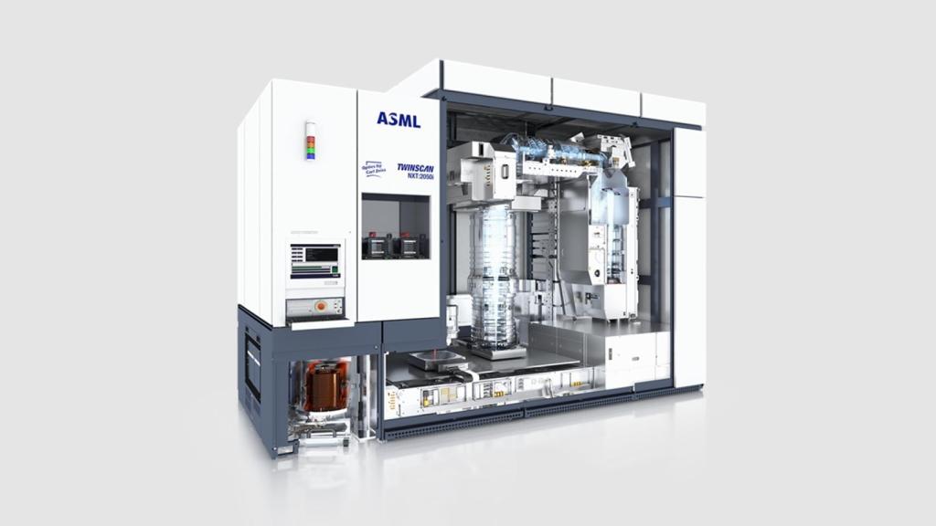 Una máquina de ASML.