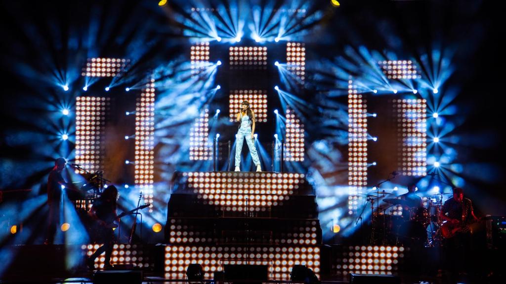 Actuación de Aitana en Starlite.