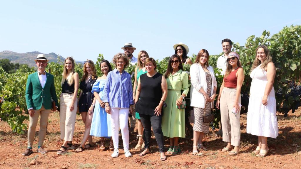 Influencers en el evento de la compañía gallega en Verín.