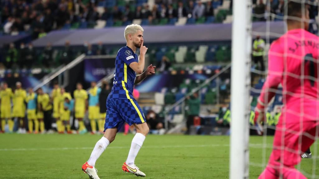 Jorginho, con el Chelsea CF