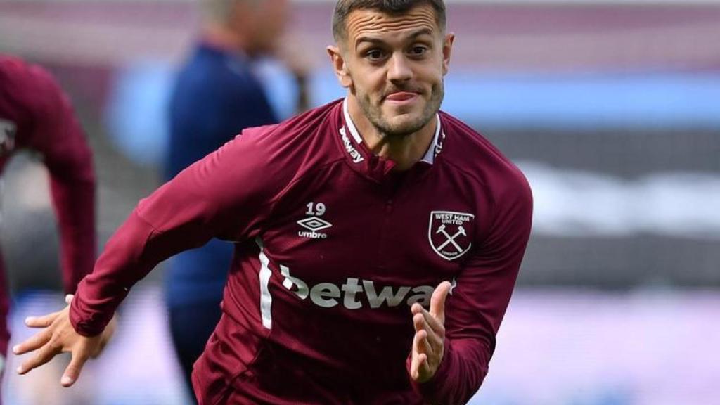 Jack Wilshere, en un partido del West Ham