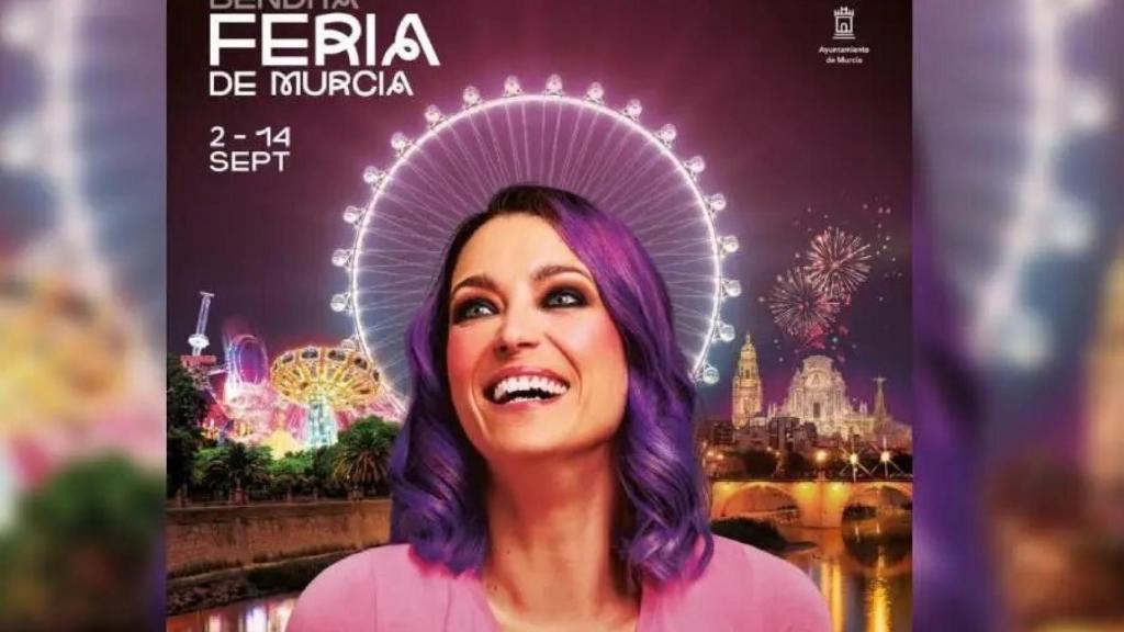 Cartel de las fiestas de Murcia que Vox pide que se retire.