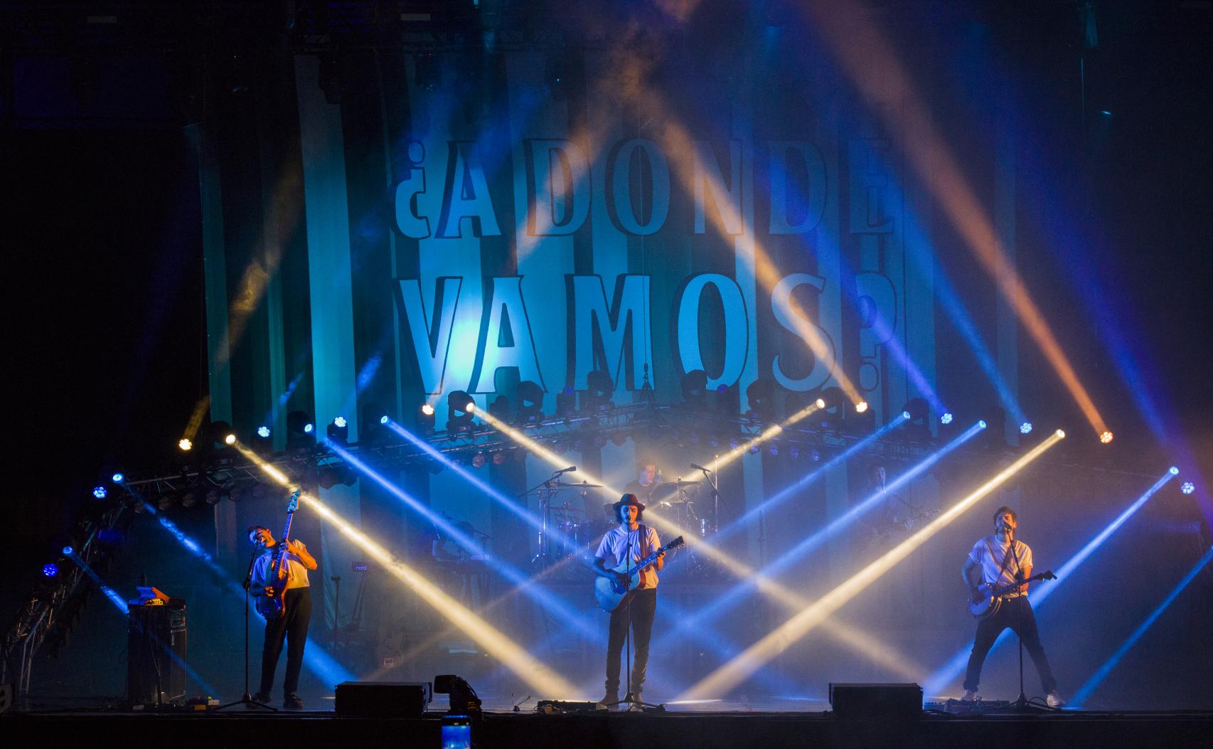 Otra foto del concierto de Morat.