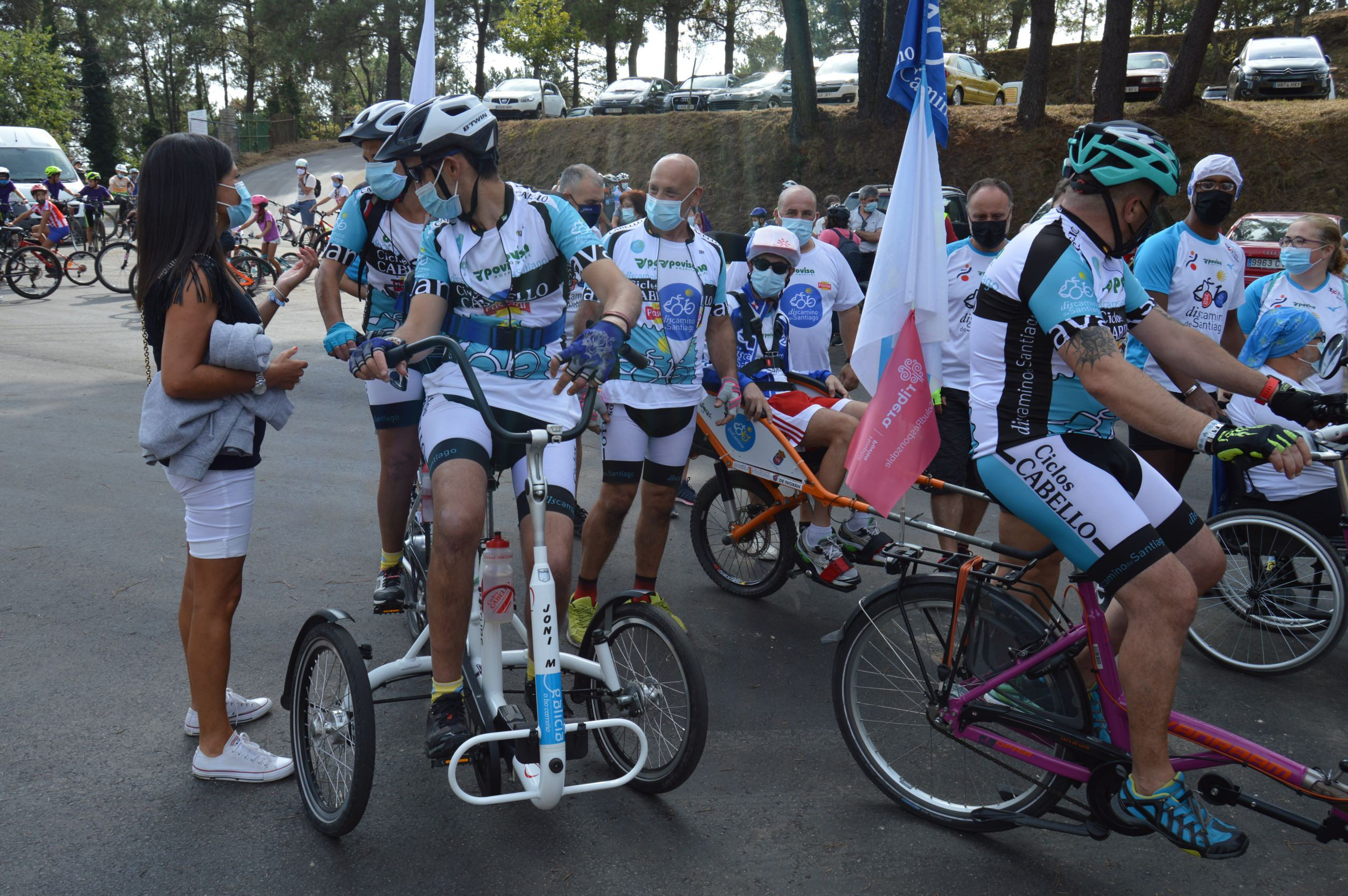 Varias imágenes de Mos sobre rodas (Concello de Mos).