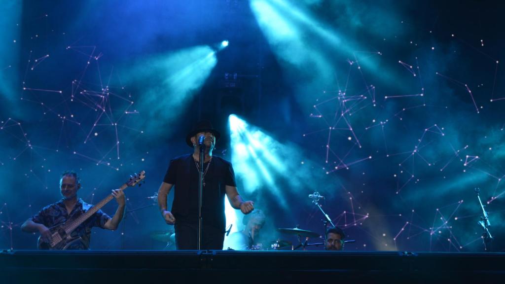 El Barrio anoche en el Auditorio Cortijo de Torres.