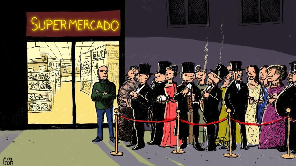 Supermercado de lujo.