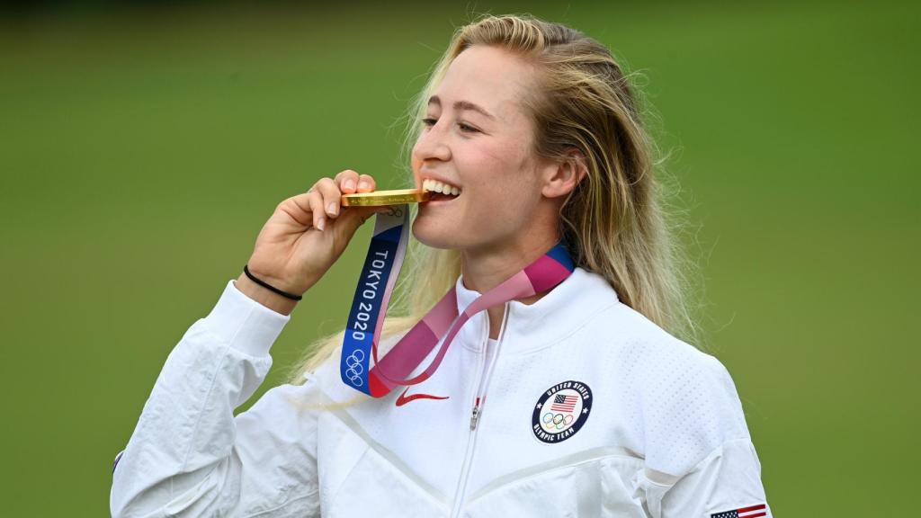 Nelly Korda, con el oro de Tokio 2020