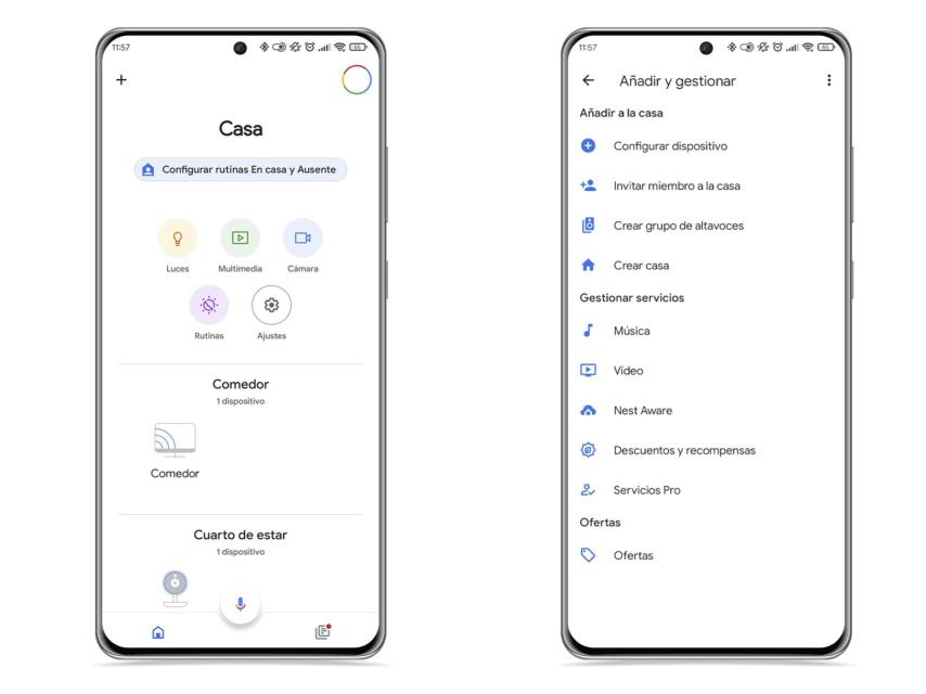 Invitar miembro a casa en Google Home