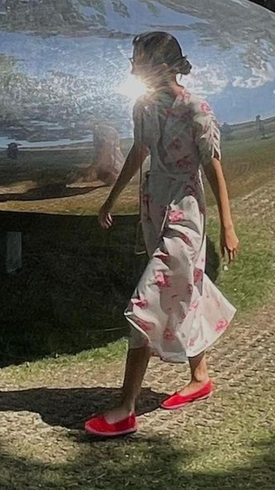 Sassa de Osma, en una de sus fotos de Instagram.