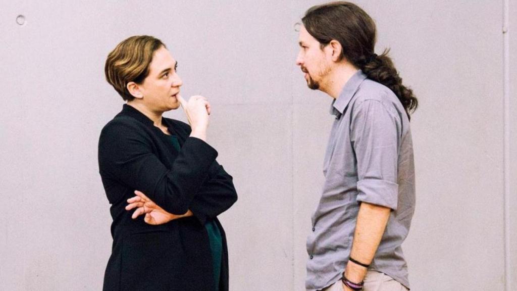 Pablo Iglesias y Ada Colau.