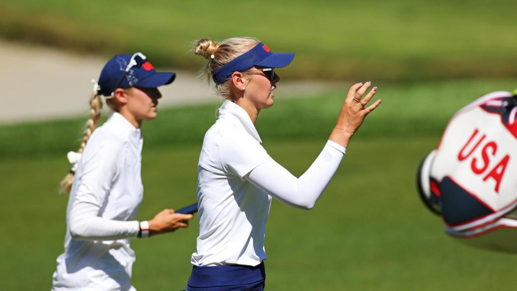 Nelly Korda y Jessica Korda, durante los Juegos Olímpicos de Tokio 2020