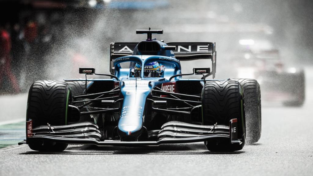 Fernando Alonso en el Gran Premio de Bélgica