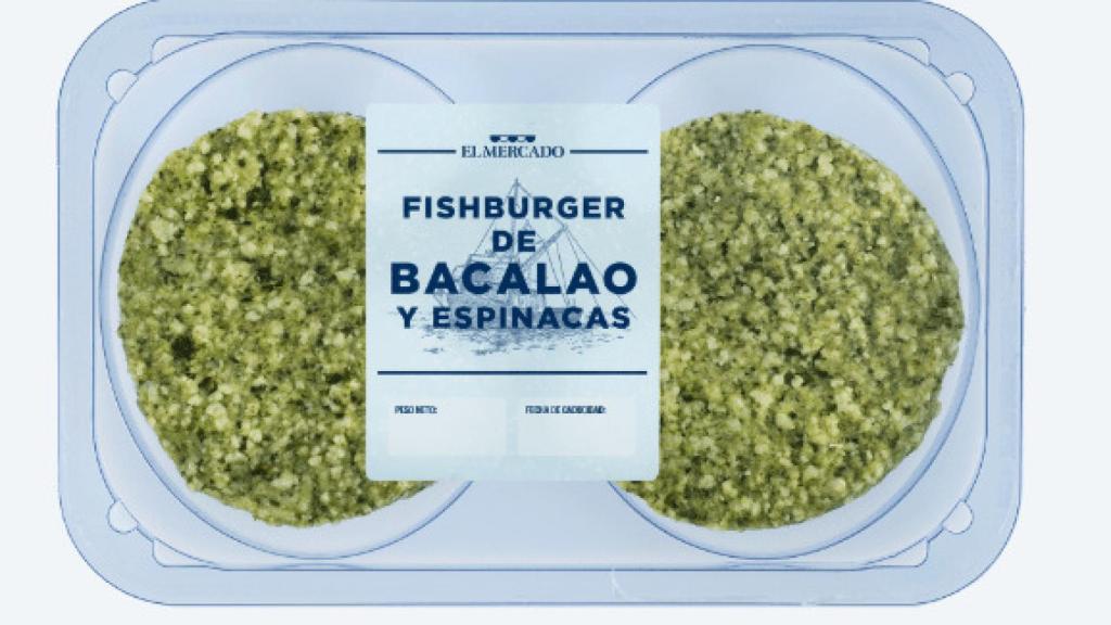 Hamburguesas bacalao y espinacas