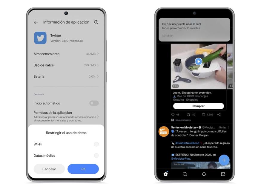 Restringir uso de datos en Xiaomi