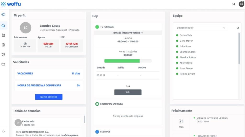 La solución en la nube que propone Woffu ayuda a los Recursos Humanos de las empresas a controlar la gestión del tiempo de los trabajadores en la era pospandemia.