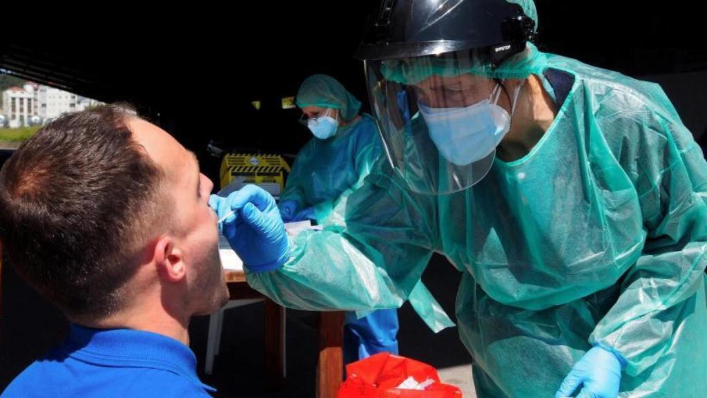 Imagen de arhivo de una prueba Covid