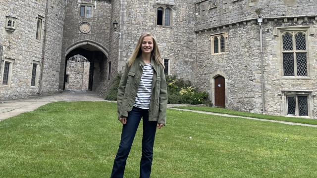 Leonor en el UWC Atlantic College.