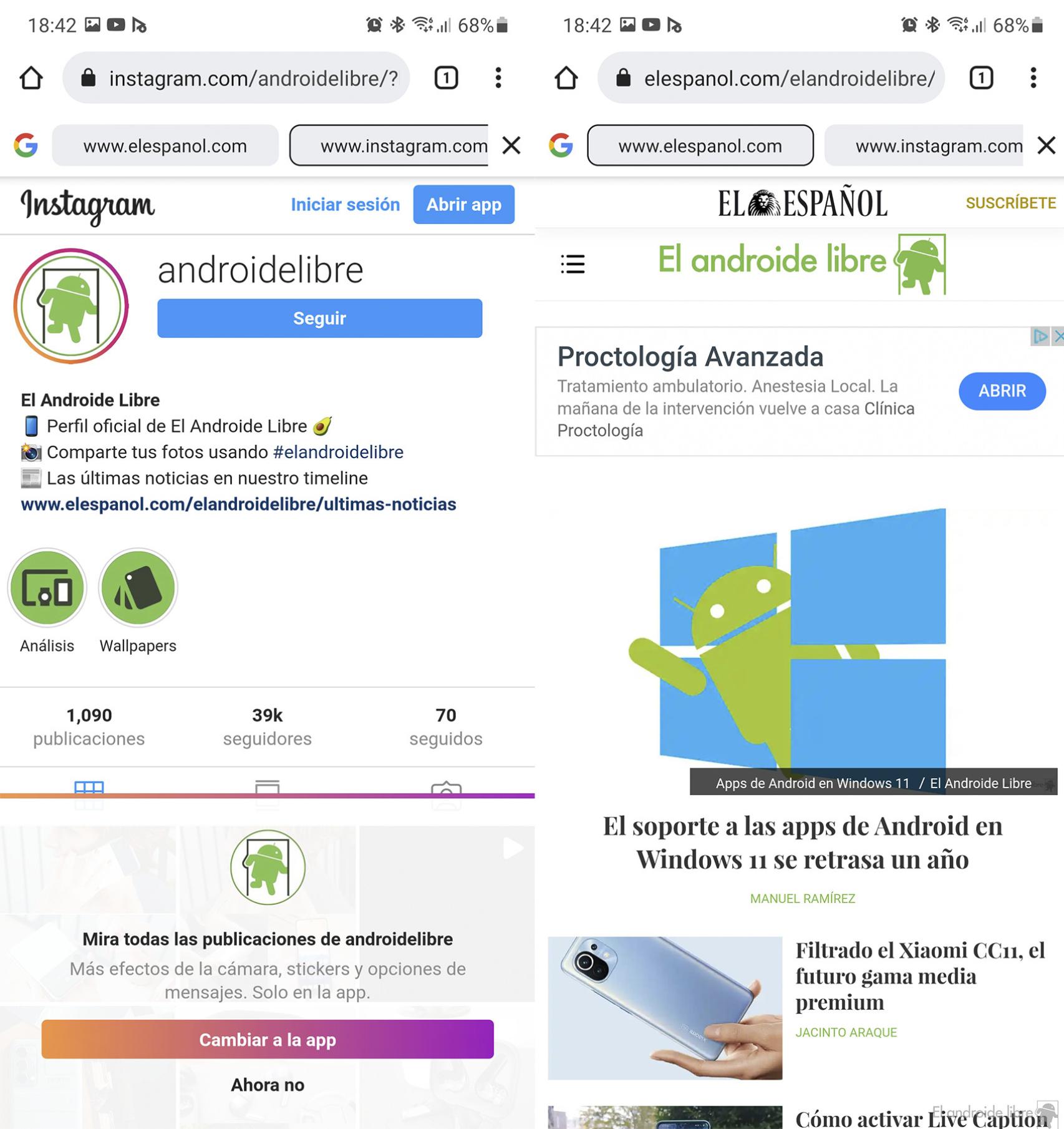 Nueva experiencia de búsqueda