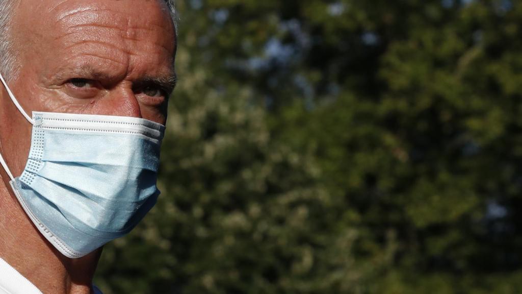 Didier Deschamps, con Francia