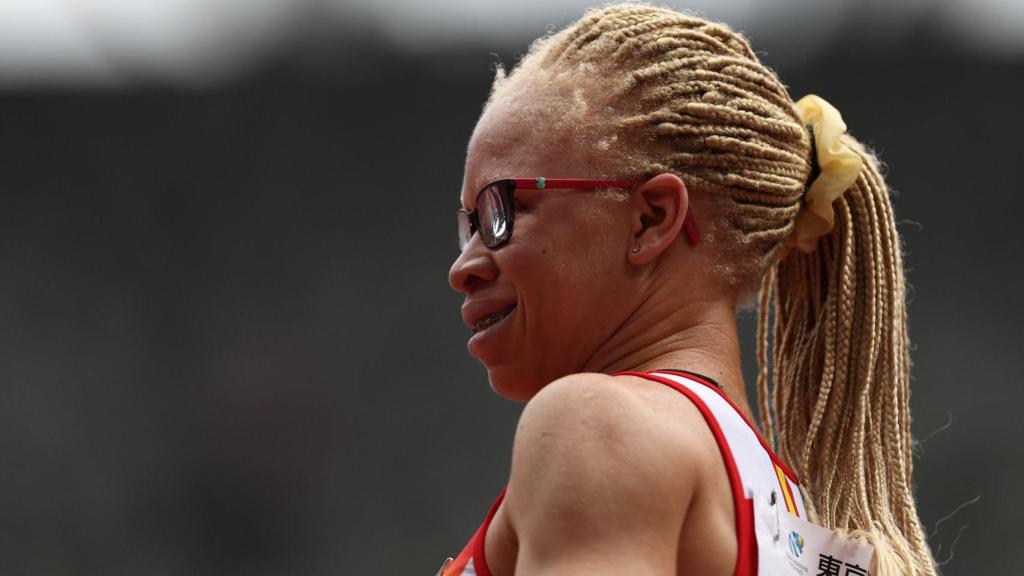 Adiaratou Iglesias, campeona paralímpica de 100m lisos T13