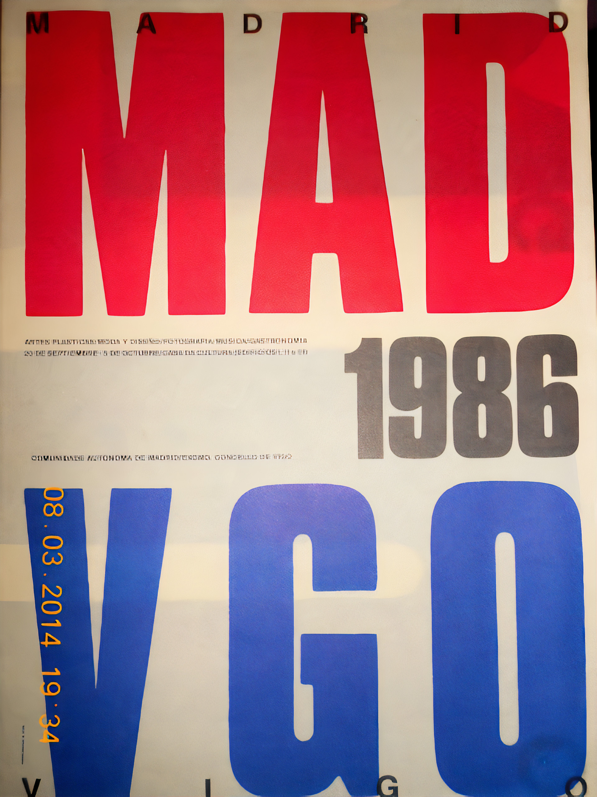 Cartel con el que se presentaba el evento. Foto: Archivo de la Frontera