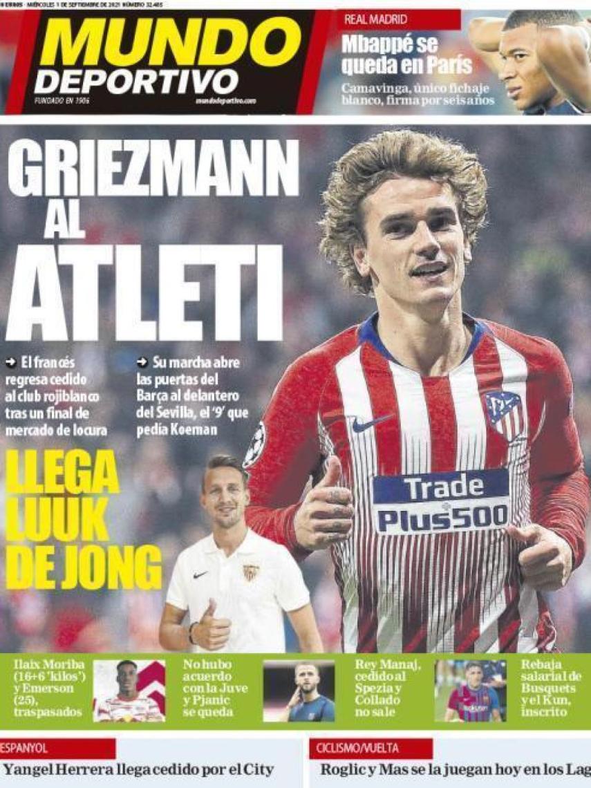 Portada Mundo Deportivo