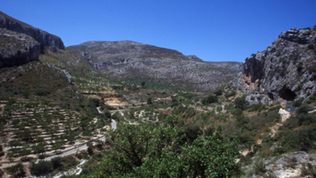 Santuario del Pla de Petracos en Castell de Castells, Alicante.