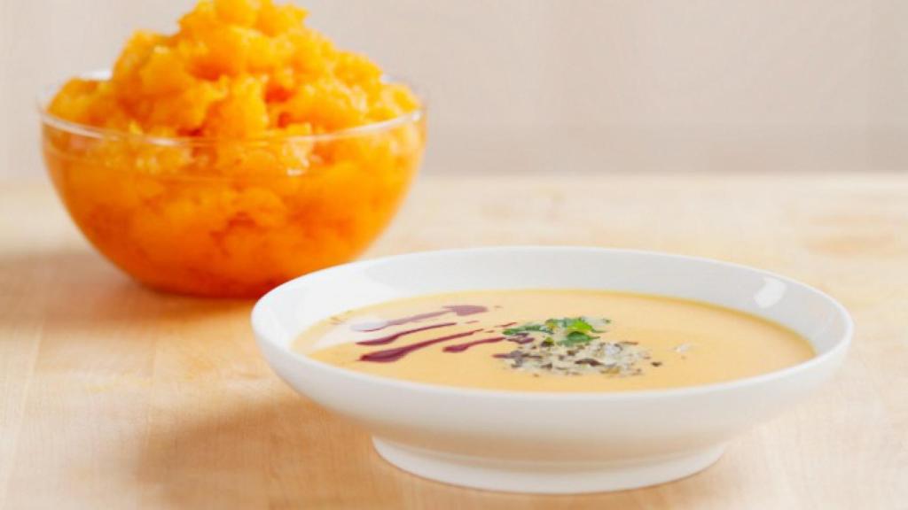 Sopa de calabaza.