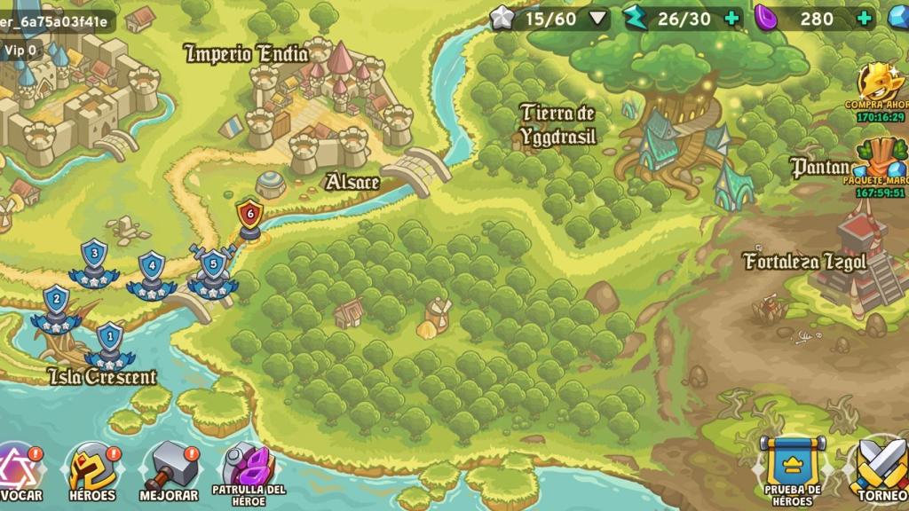 Empire Defenfer pantalla principal