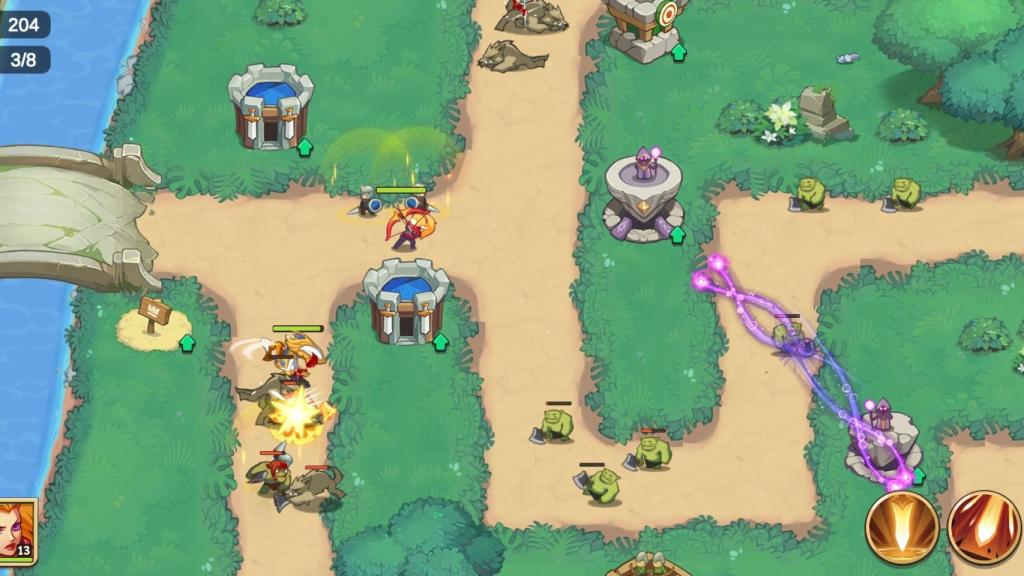 Captura jugando al Empire Defender