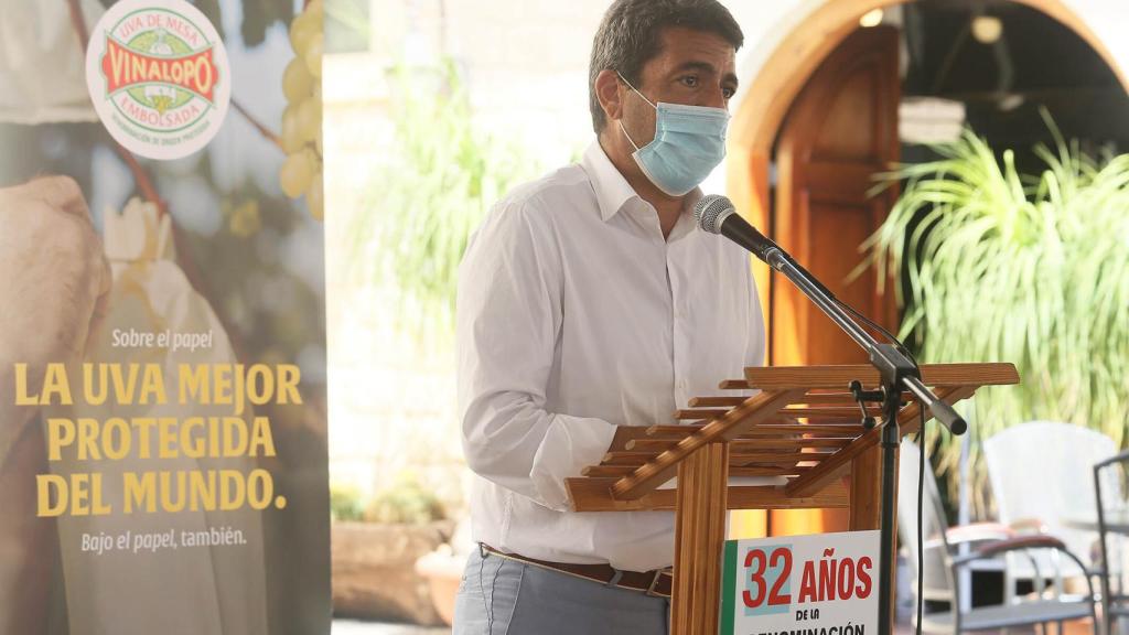 El presidente de la Diputación de Alicante, Carlos Mazón.