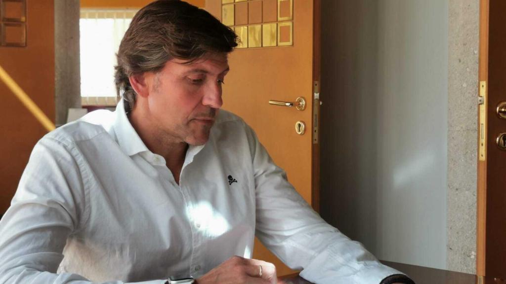 El CEO de Ecisa, Enrique Barreiro, durante la entrevista.