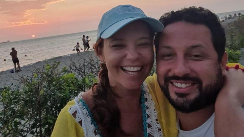 Natasha Klauss y Daniel Gómez en una imagen compartida en redes sociales.