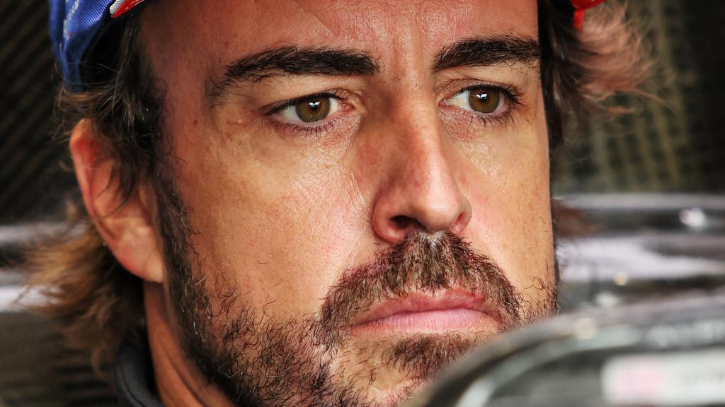 Fernando Alonso en su Alpine A521