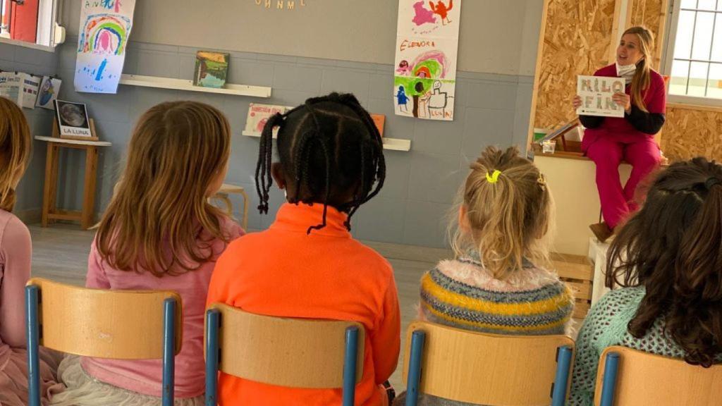Carolina Fernández Lozano celebra el Carnaval en su colegio.