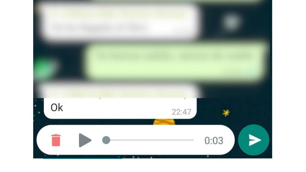 WhatsApp audio