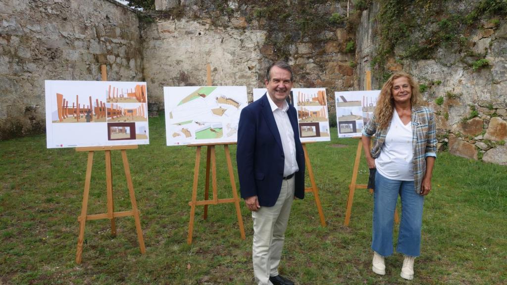 Abel Caballero y Carmela Silva durante la presentación de la musealización.