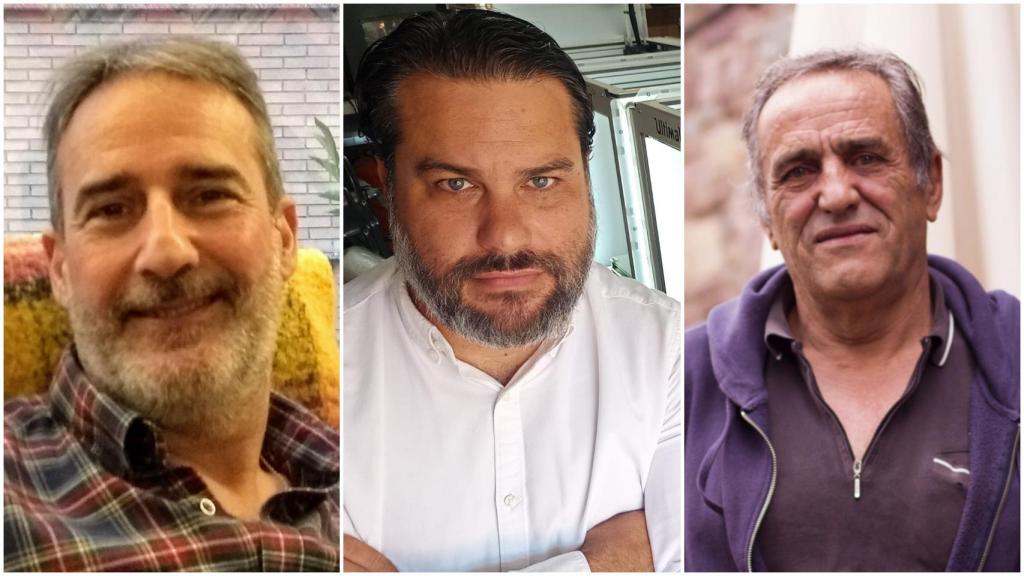 Carlos, Francisco y Eduardo