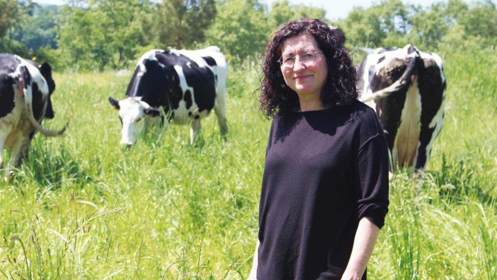 Ana, ganadera de Chantada (Lugo).