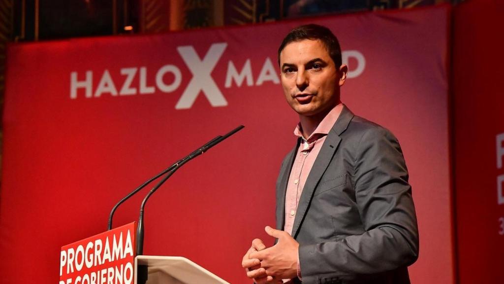 Juan Lobato, candidato a secretario general del PSOE de Madrid.