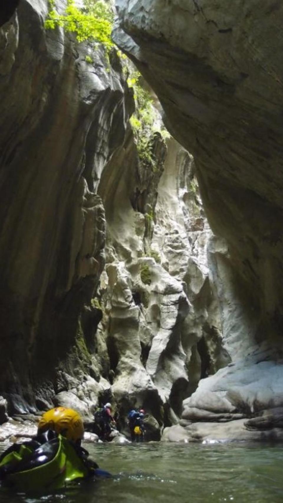 El barranquismo es una de las actividades que se realizan en la zona.